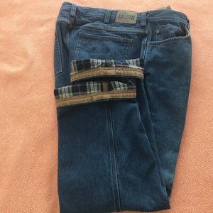 Duluth Men’s  Flannel Lined Jeans